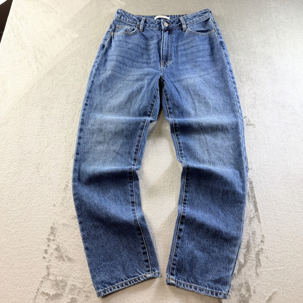 PacSun Mom Jeans Women's Size 27 Medium Wash Blue High Waisted Denim Tapered Leg